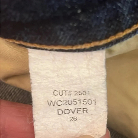 Rag & Bone | Straight Leg dark wash denim jeans Dover women’s size 26 stretch - Picture 8 of 10